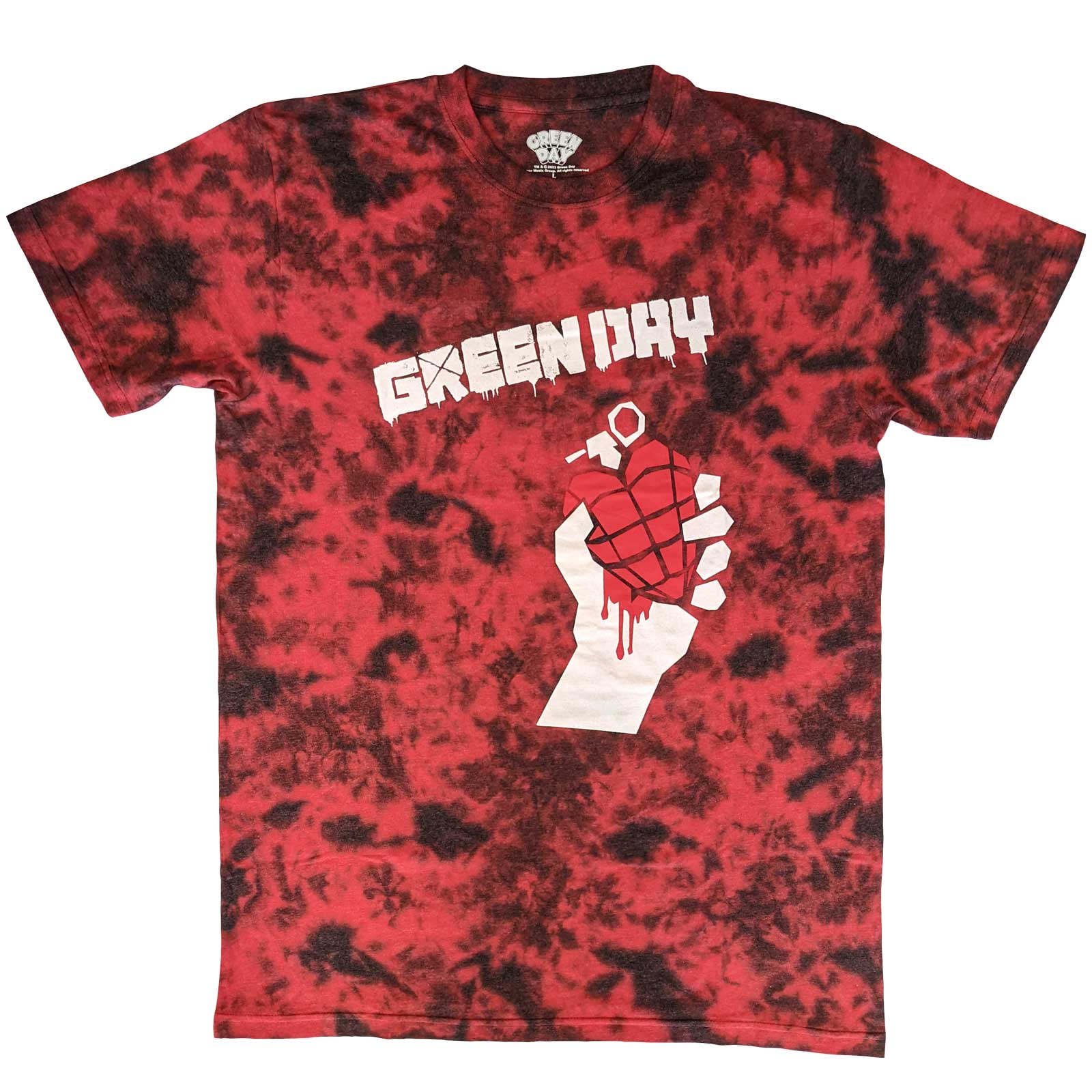 Tričko Green Day - American Idiot, Unisex,Červená,XXL