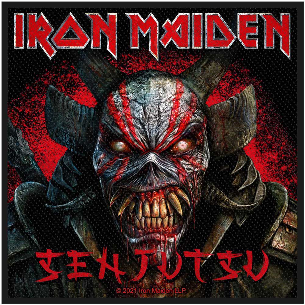 Nažehlovačka Iron Maiden - Senjutsu Back Cover