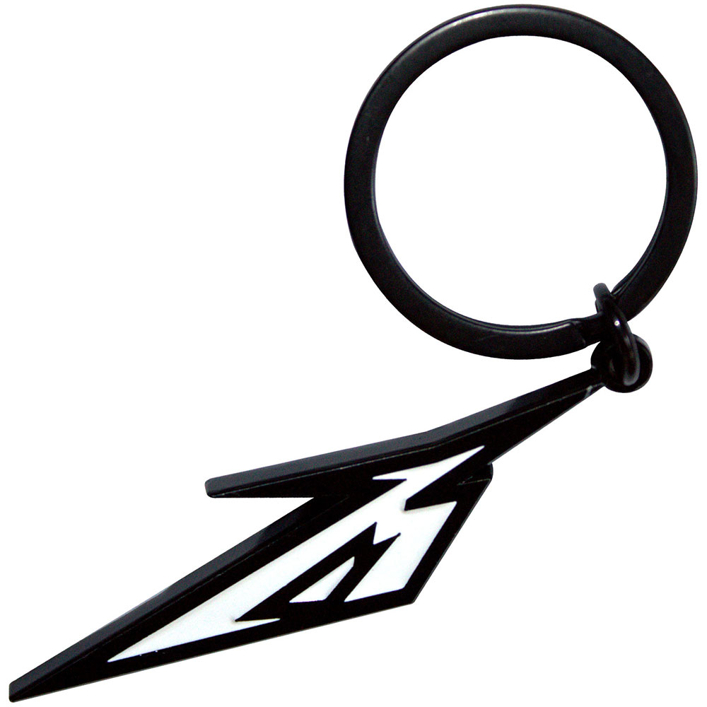 Kľúčenka Metallica - Black & White M Logo