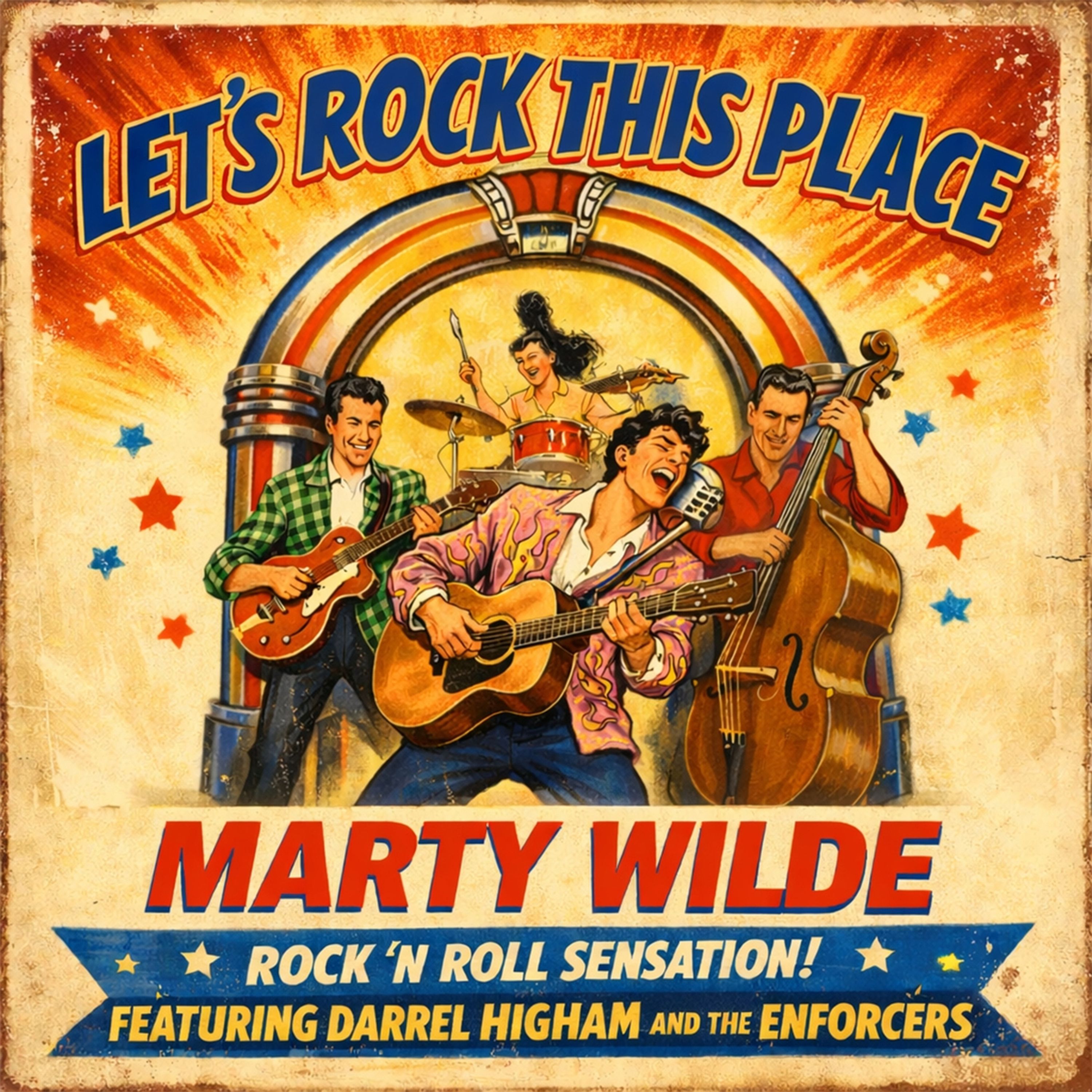 CD Marty Wilde - LET'S ROCK THIS PLACE