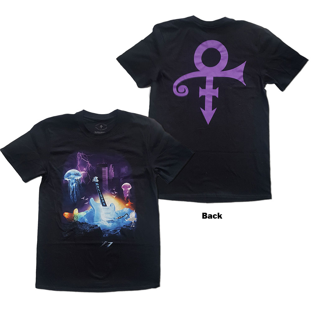 Tričko Prince - Lotus Flower, Unisex,Čierna,XXL