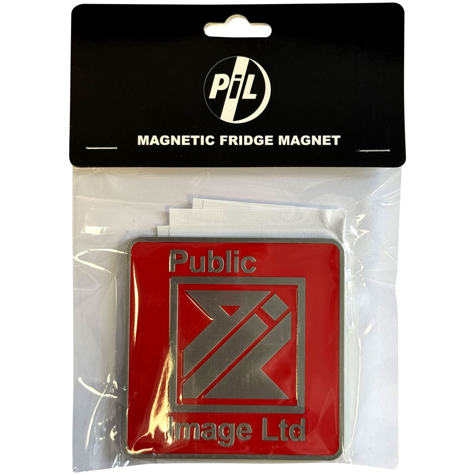 Magnetka PIL Public Image Ltd - New Logo Red