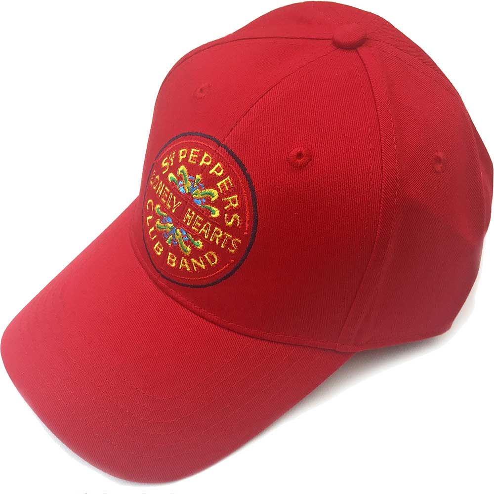Šiltovka The Beatles - Sgt Pepper Drum, Unisex,Červená,Univerzálna
