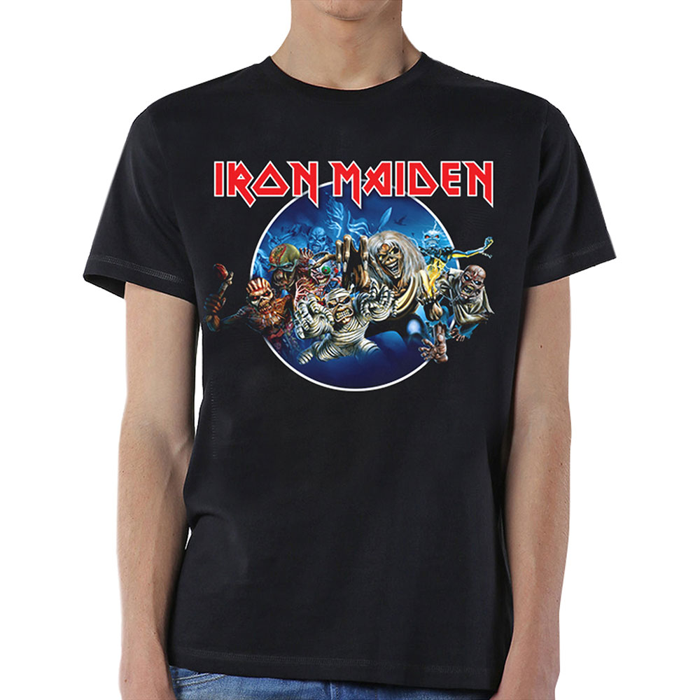 Tričko Iron Maiden - Wasted Years Circle, Unisex,Čierna,XXL
