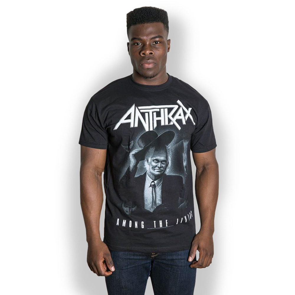 Tričko Anthrax - Among the Living, Unisex,Čierna,XL