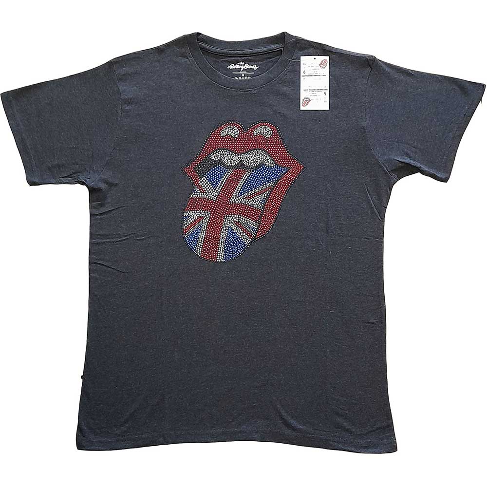 Tričko The Rolling Stones - Classic UK, Unisex,Šedá,XXL