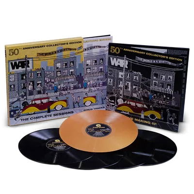 Vinyl The War - THE WORLD IS A GHETTO (2XGOLD + 3XBLACK VINYL BOX, BLACK FRIDAY RSD 2023)
