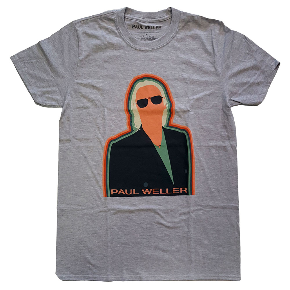 Tričko Paul Weller - Illustration Key Lines, Unisex,Šedá,XXL