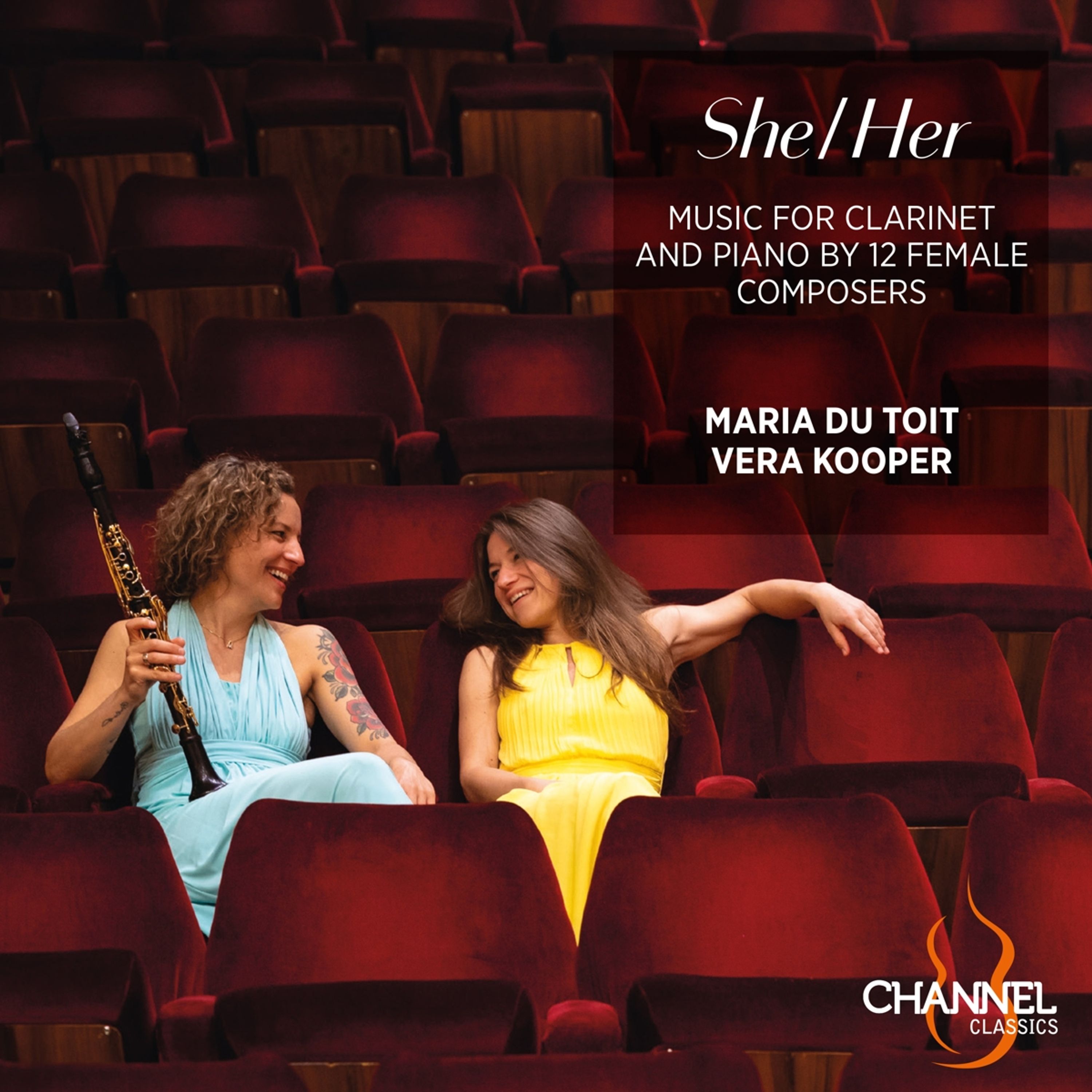 CD Maria du Toit - SHE/HER: MUSIC FOR CLARINET AND PIANO BY 12 FEMALE COMPOSERS