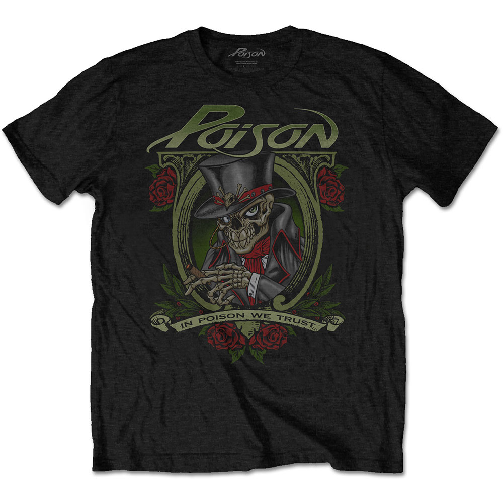 Tričko Poison - We Trust, Unisex,Čierna,XXL