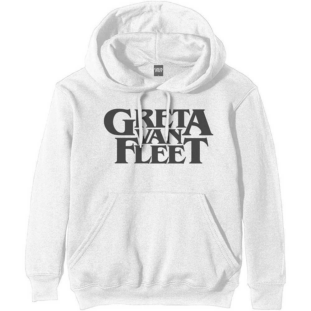 Mikina Greta Van Fleet - Logo, Unisex,Biela,XXL