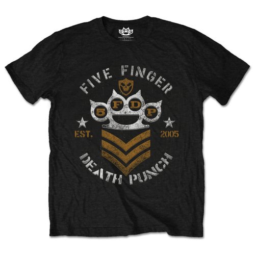 Tričko Five Finger Death Punch - Chevron, Unisex,Čierna,XXL