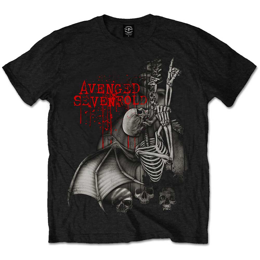 Tričko Avenged Sevenfold A7X - Spine Climber, Unisex,Čierna,XXL