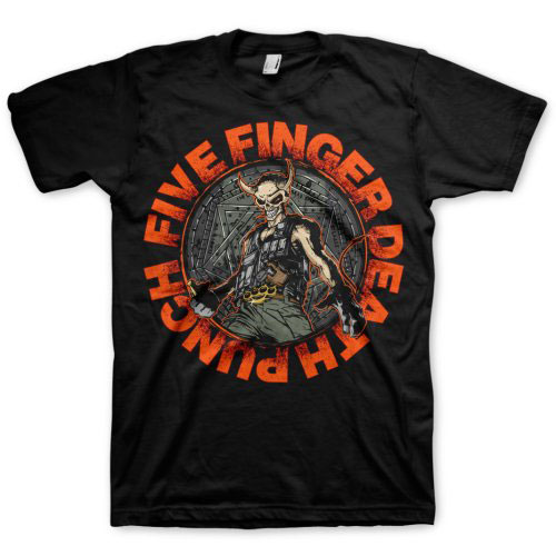 Tričko Five Finger Death Punch - Seal of Ameth, Unisex,Čierna,XXL