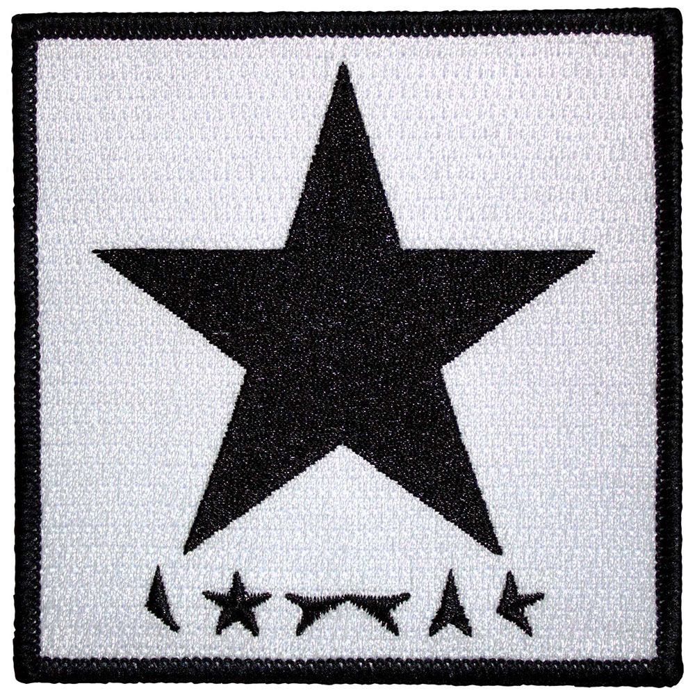 Nažehlovačka David Bowie - Blackstar On White