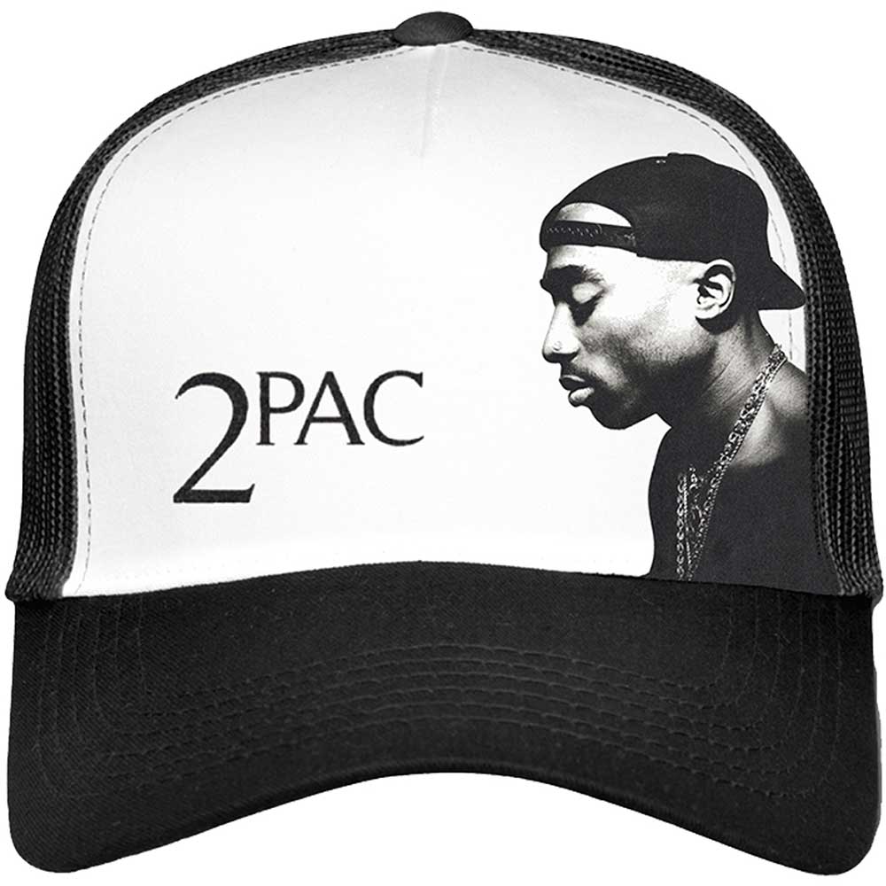 Šiltovka 2Pac - Profile Photo, Unisex,Čierna/biela,Univerzálna