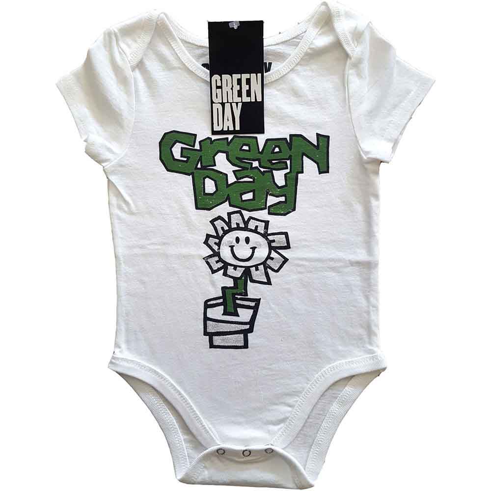 Body Green Day - Flower Pot, Dieťa,Biela,18 - 24 mes.