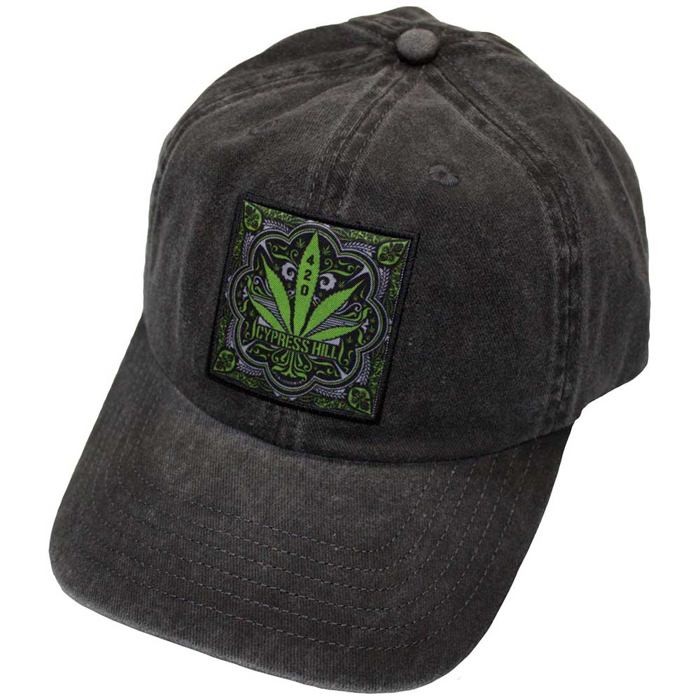 Šiltovka Cypress Hill - 420 Leaf, Unisex,Šedá,Univerzálna