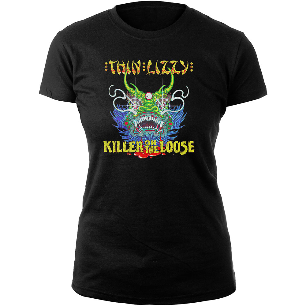Tričko THIN LIZZY - Killer Lady, Žena,Čierna,L