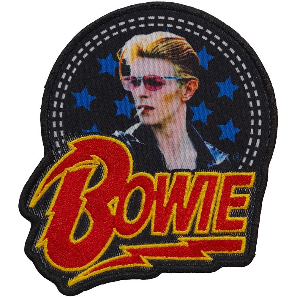 Nažehlovačka David Bowie - Smoking Woven Logo
