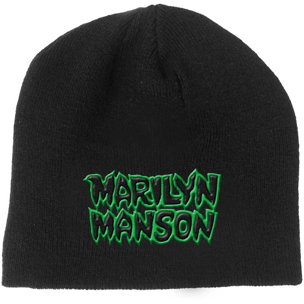 Čapica Marilyn Manson - Logo, Unisex,Čierna,Univerzálna