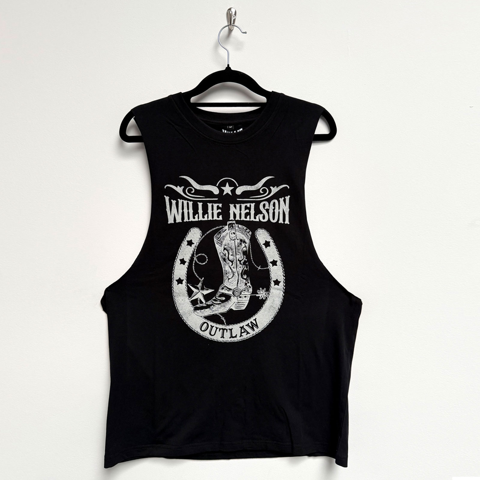 Tielko Willie Nelson - Outlaw, Unisex,Čierna,XXL