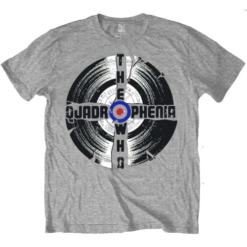 Tričko The Who - Quadrophenia, Unisex,Šedá,XL