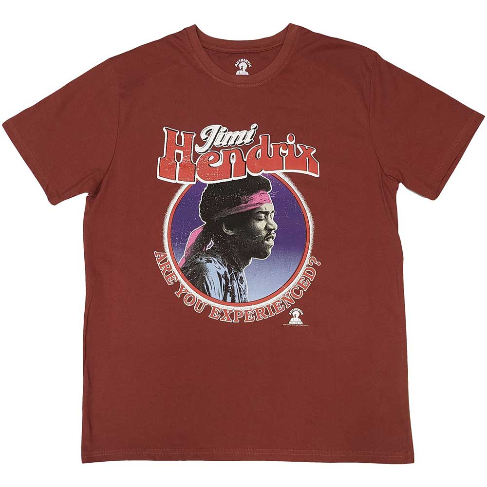 Tričko Jimi Hendrix - Are You Experienced, Unisex,Červená,XXL