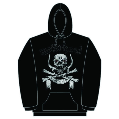 Mikina Motörhead - March or Die, Unisex,Čierna,XXL