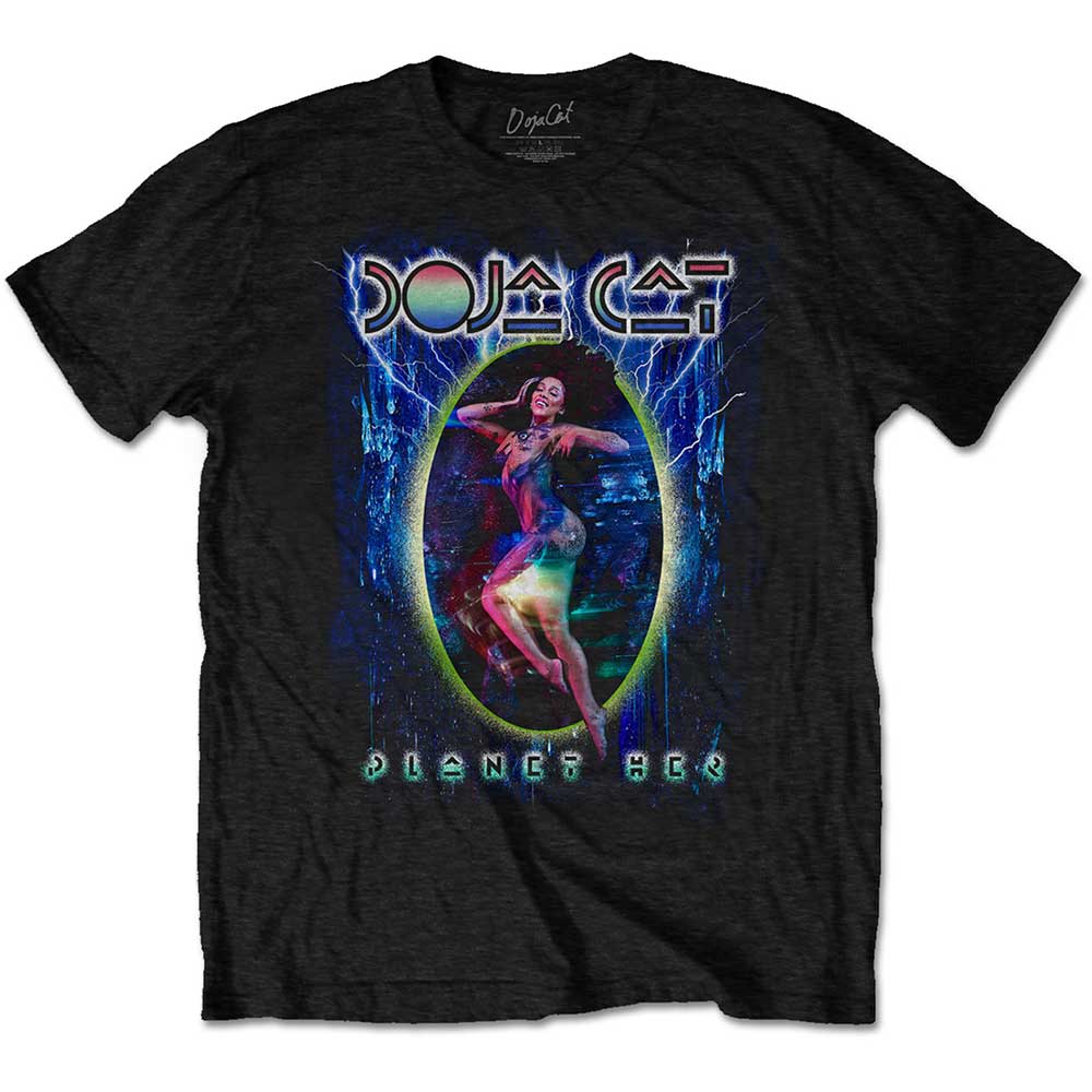 Tričko Doja Cat - Planet Her, Unisex,Čierna,XXL