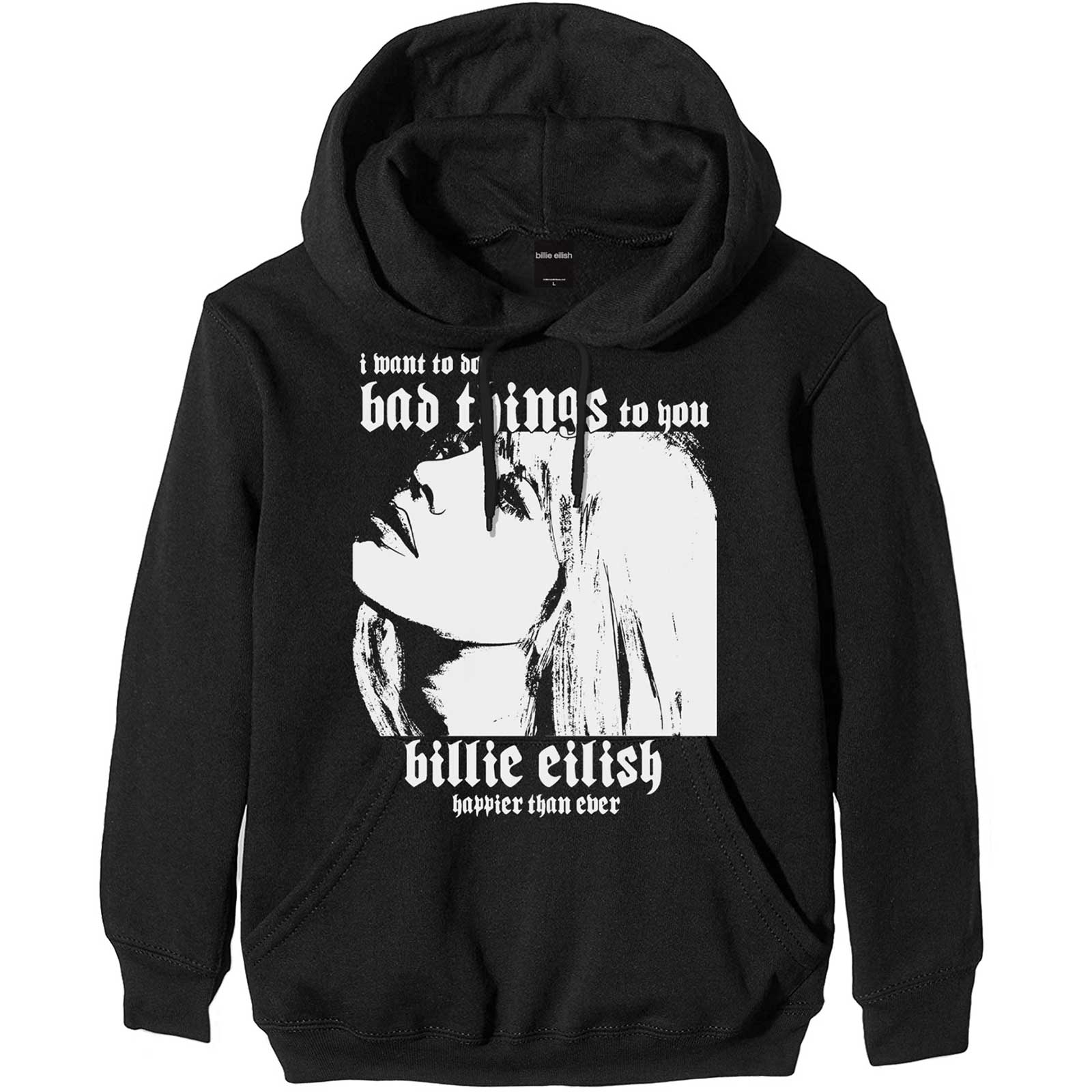Mikina Billie Eilish - Bad Things, Unisex,Čierna,XXL