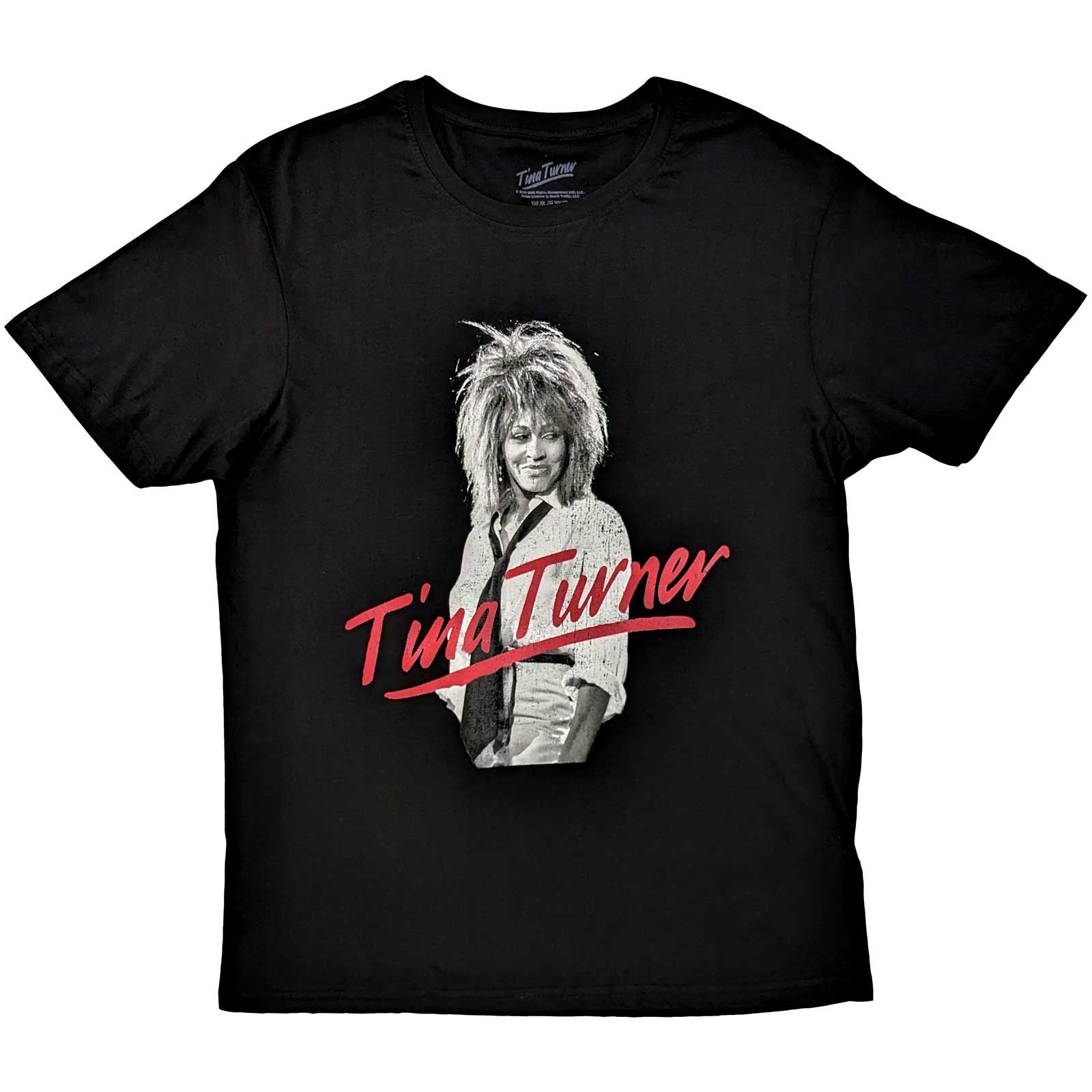 Tričko Tina Turner - Red Logo, Unisex,Čierna,XXL