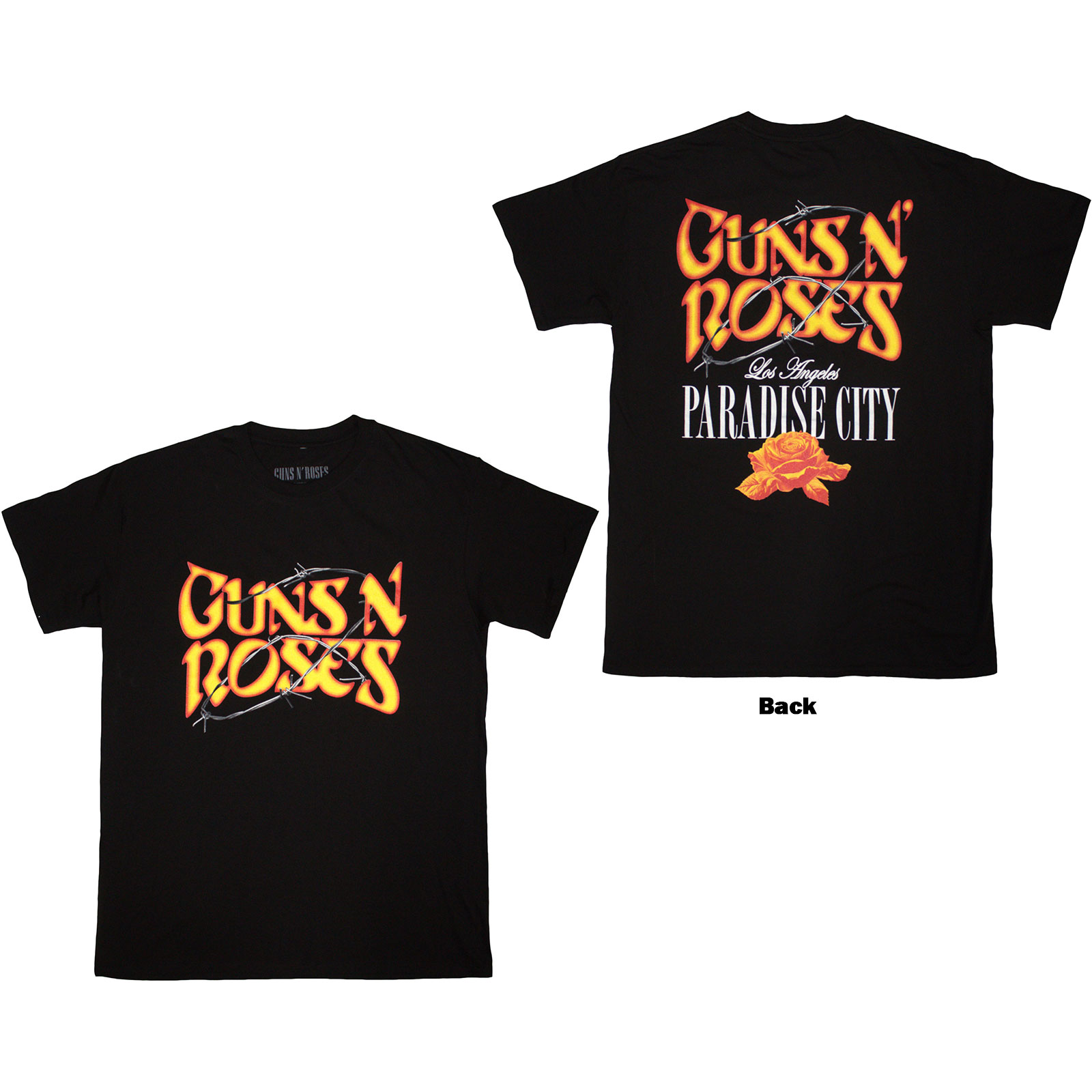 Tričko Guns N’ Roses - Paradise City, Unisex,Čierna,XXL