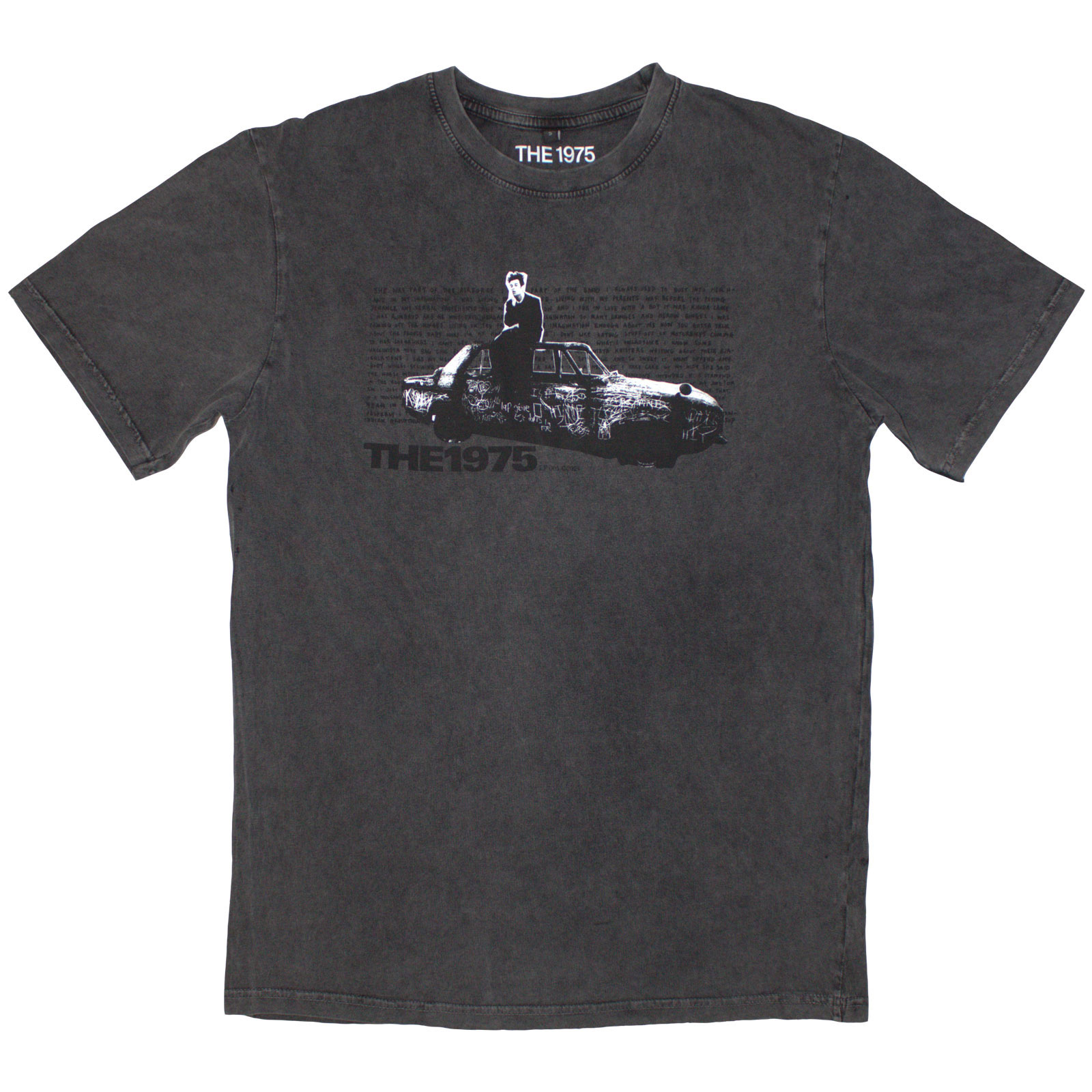 Tričko The 1975 - Car Photo, Unisex,Šedá,XXL