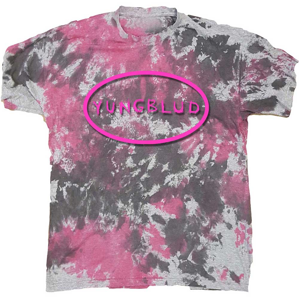 Tričko Yungblud - Scratch Logo Oval, Unisex,Šedá,XXL