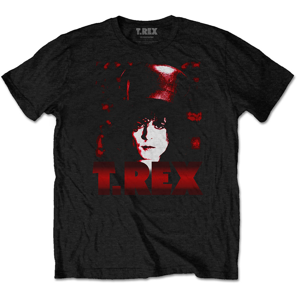 Tričko T. Rex - Marc Top Hat, Unisex,Čierna,L