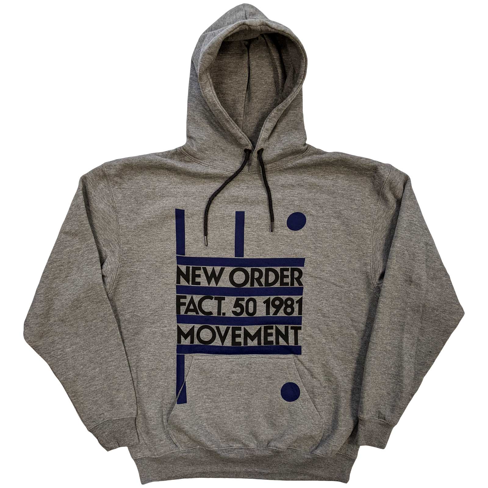 Mikina New Order - Movement, Unisex,Šedá,XXL