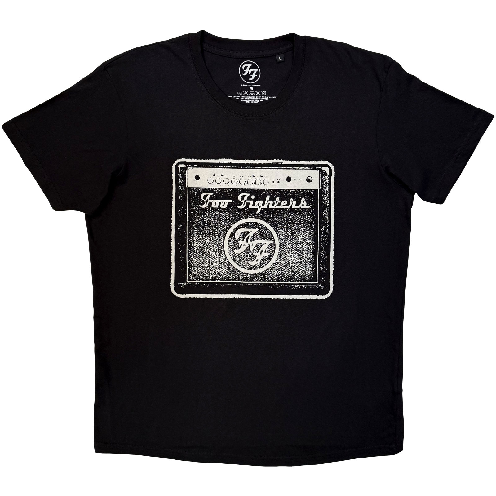 Tričko Foo Fighters - Amp, Unisex,Čierna,XXL