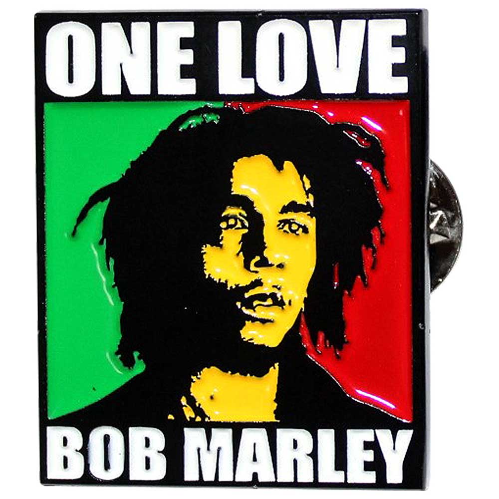 Odznak Bob Marley - One Love
