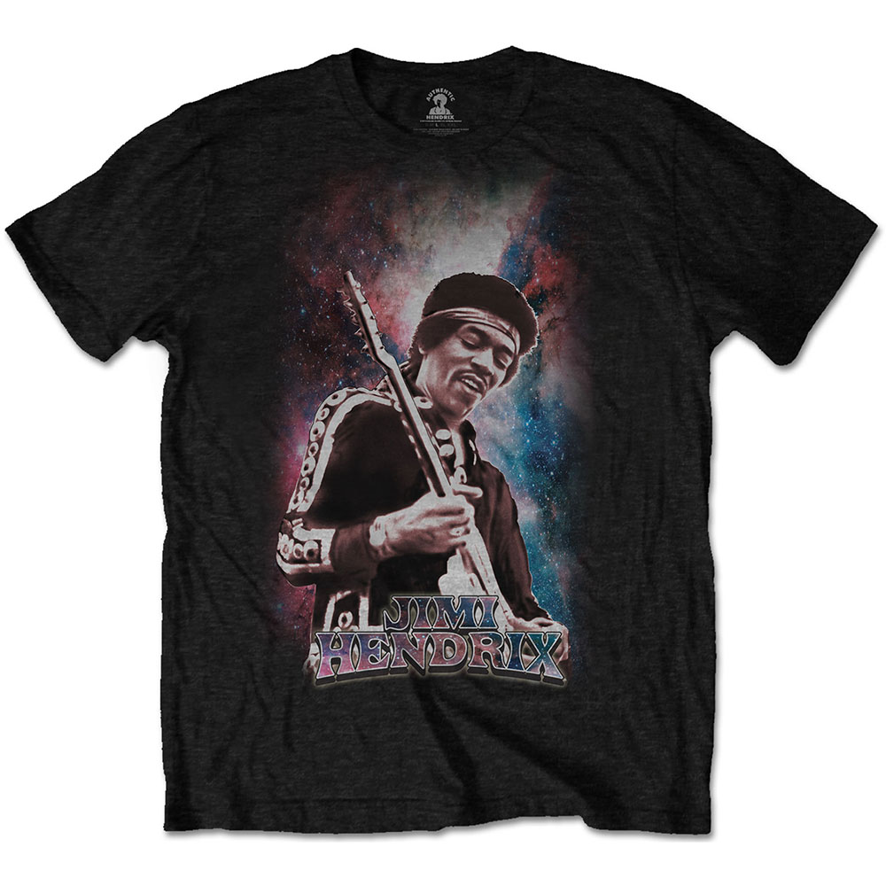 Tričko Jimi Hendrix - Galaxy, Unisex,Čierna,M