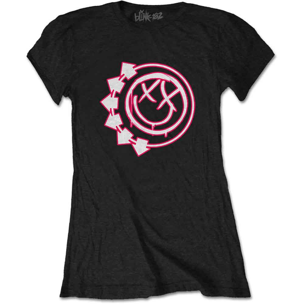 Tričko Blink 182 - Six Arrow Smile, Žena,Čierna,XXL