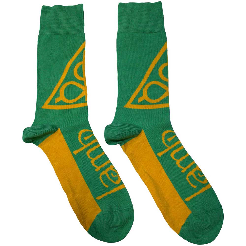 Ponožky Lamb of God - Triangle, Unisex,Zelená,UK 7 - 11
