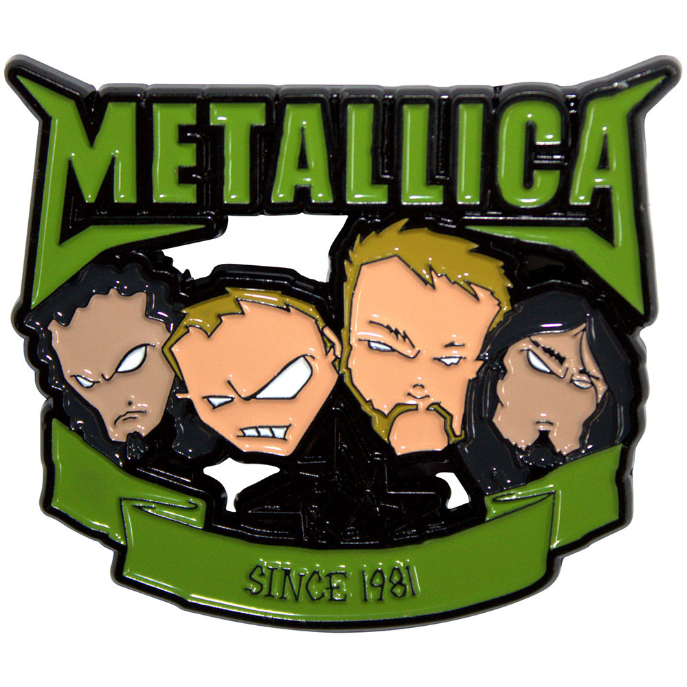 Odznak Metallica - Since 1981 Heads