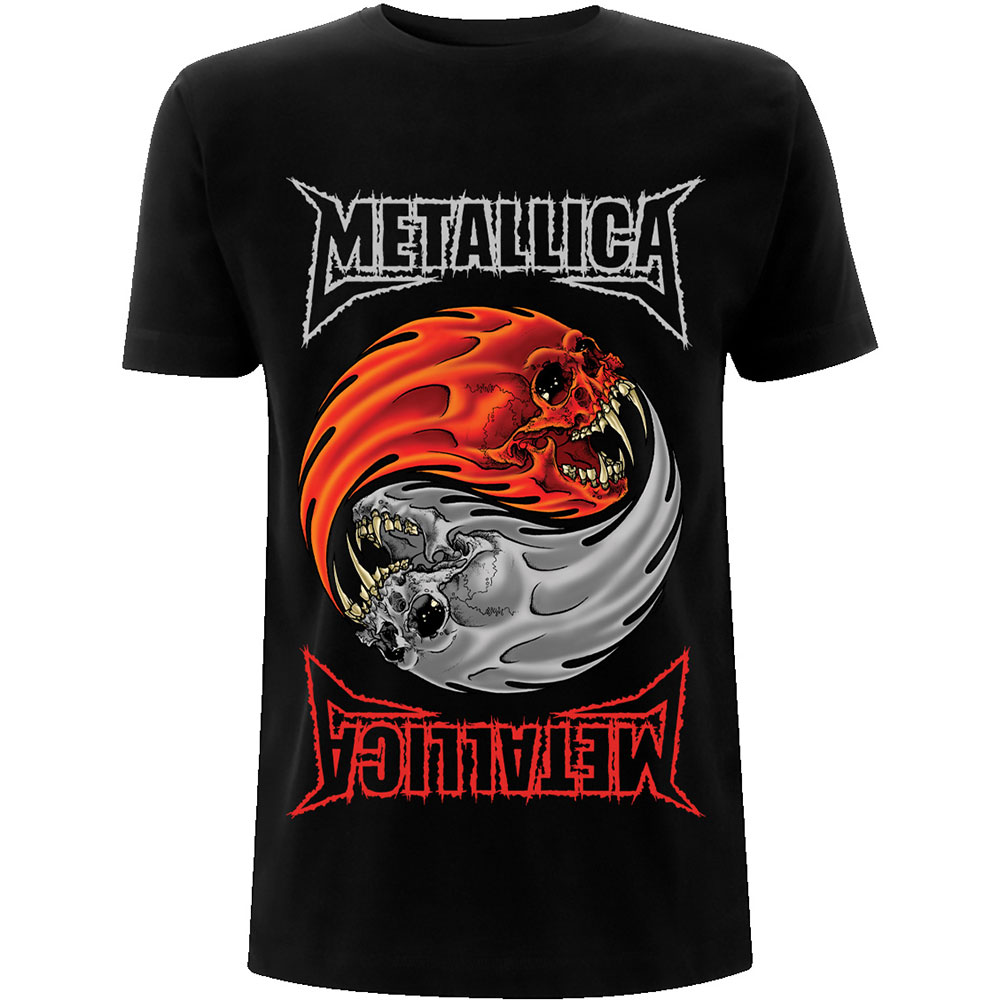 Tričko Metallica - Yin Yang, Unisex,Čierna,L