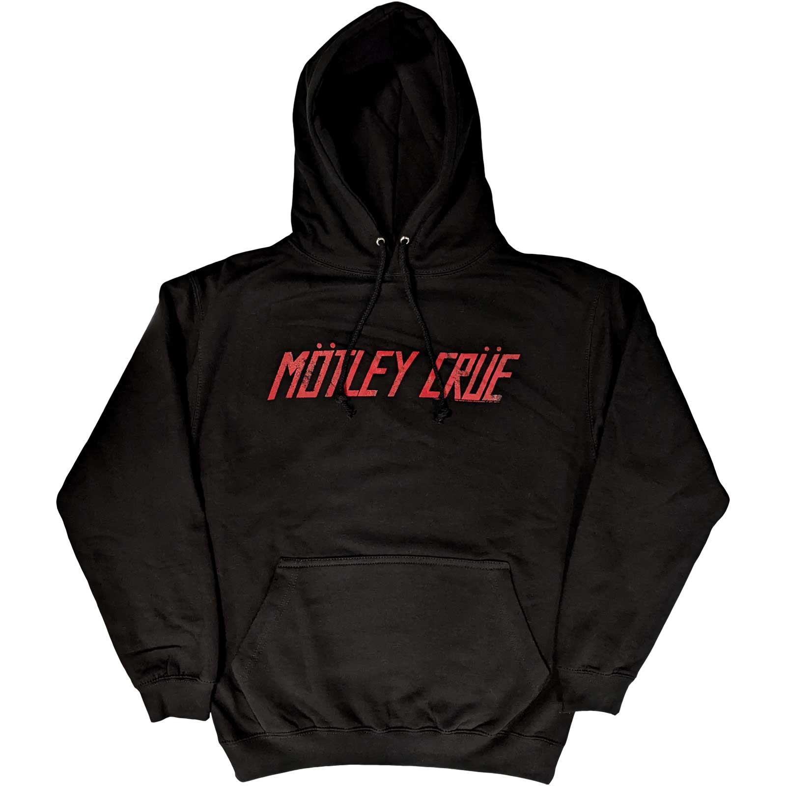 Mikina Motley Crue - Distressed Logo, Unisex,Čierna,XXL