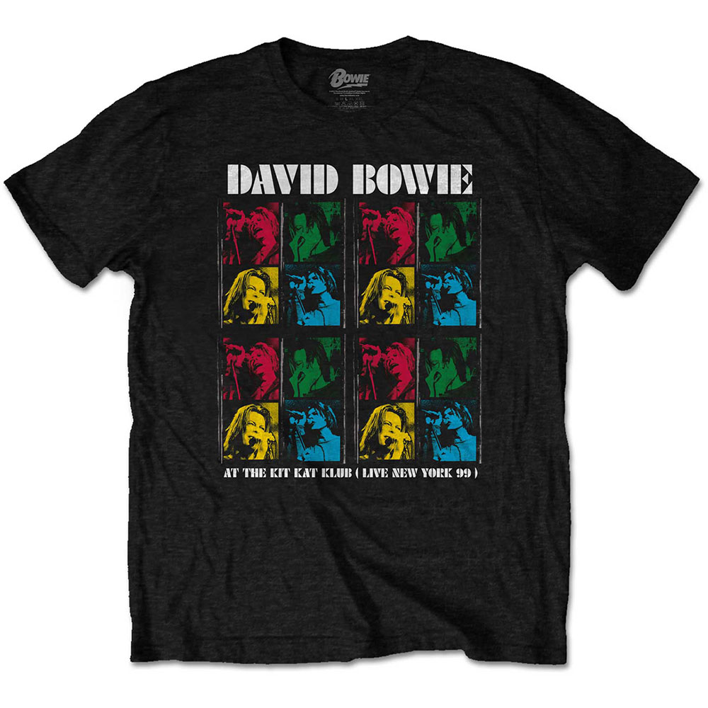 Tričko David Bowie - Kit Kat Klub, Unisex,Čierna,XXL