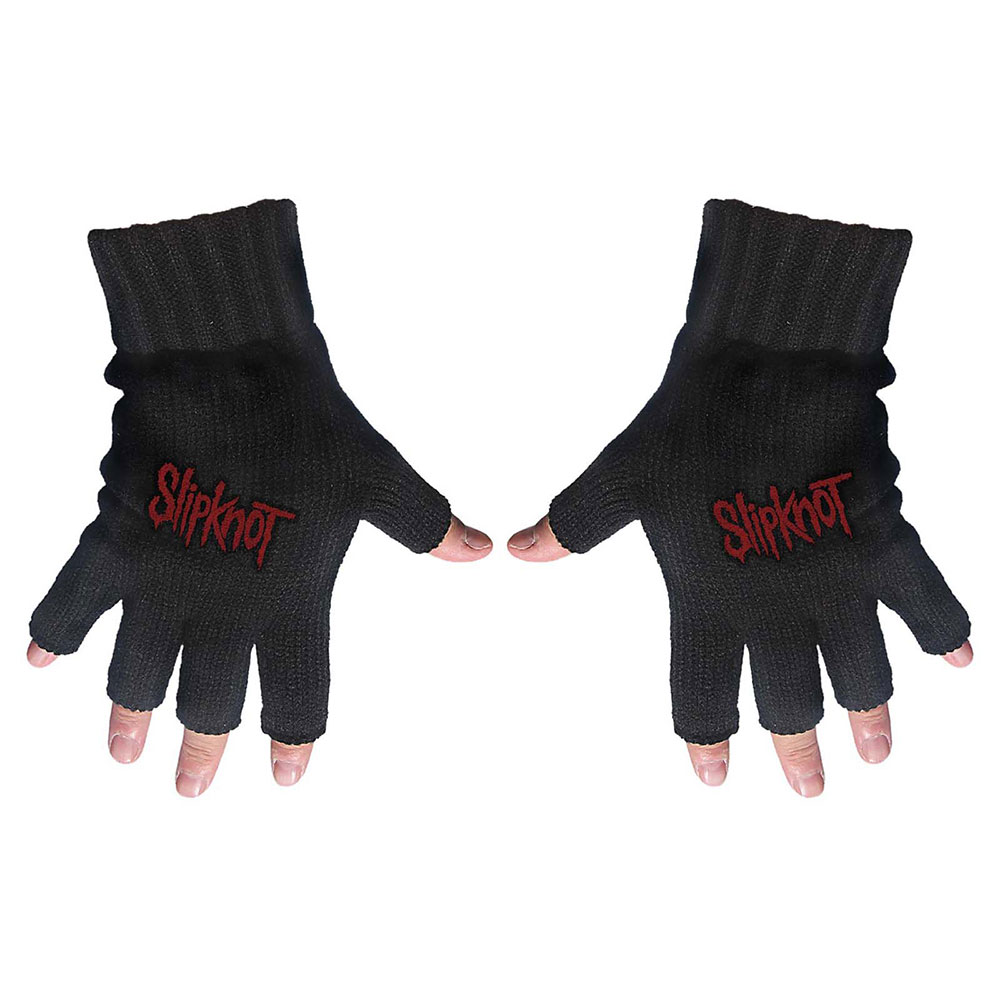 Rukavice Slipknot - Logo, Unisex,Čierna,Univerzálna