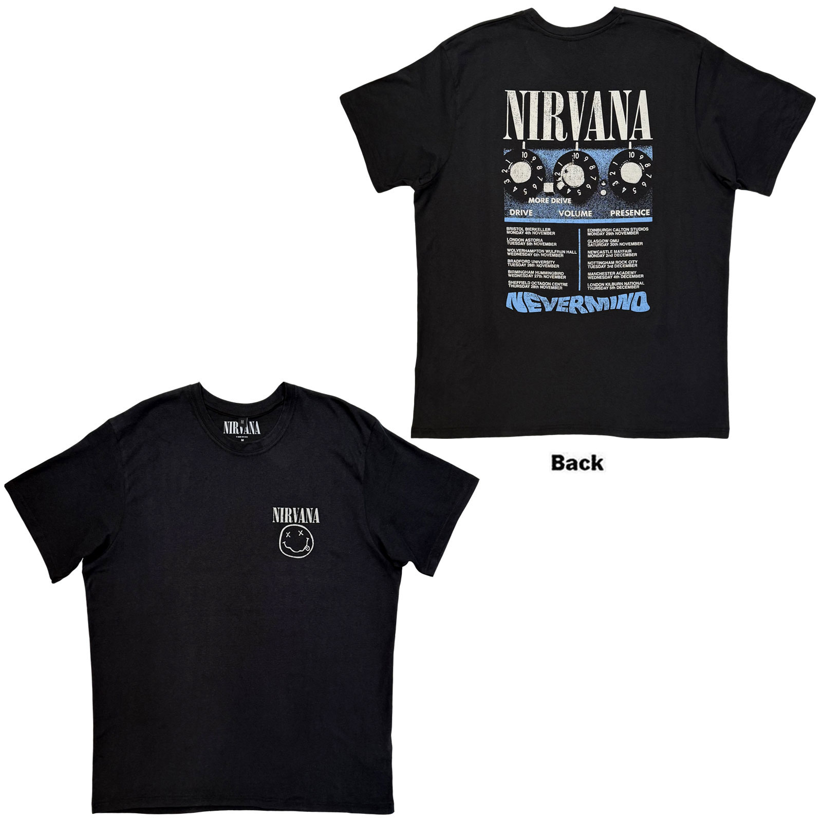 Tričko Nirvana - More Drive, Unisex,Čierna,XXL