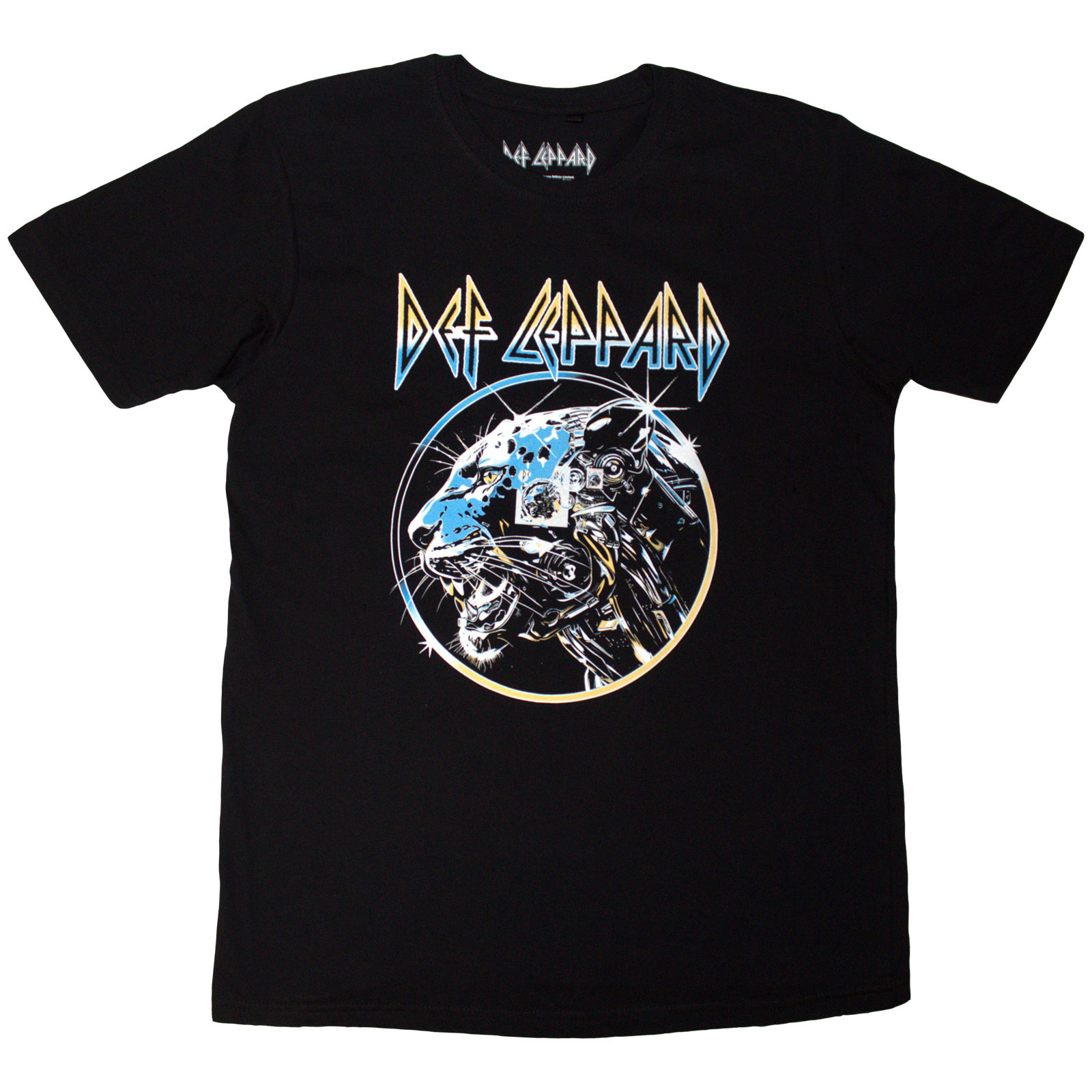 Tričko Def Leppard - Metal Leopard, Unisex,Čierna,XXL