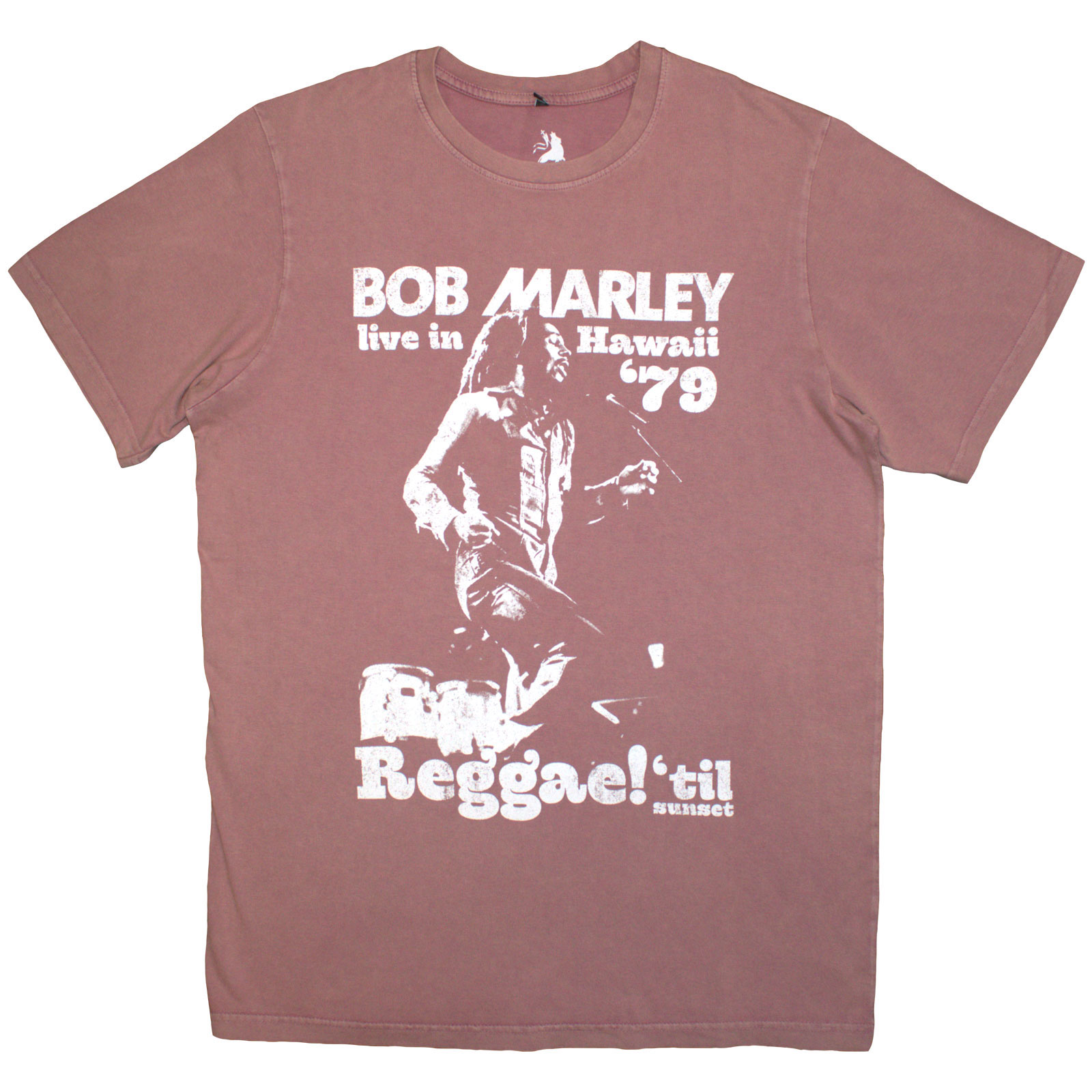 Tričko Bob Marley - Hawaii, Unisex,Červená,XXL
